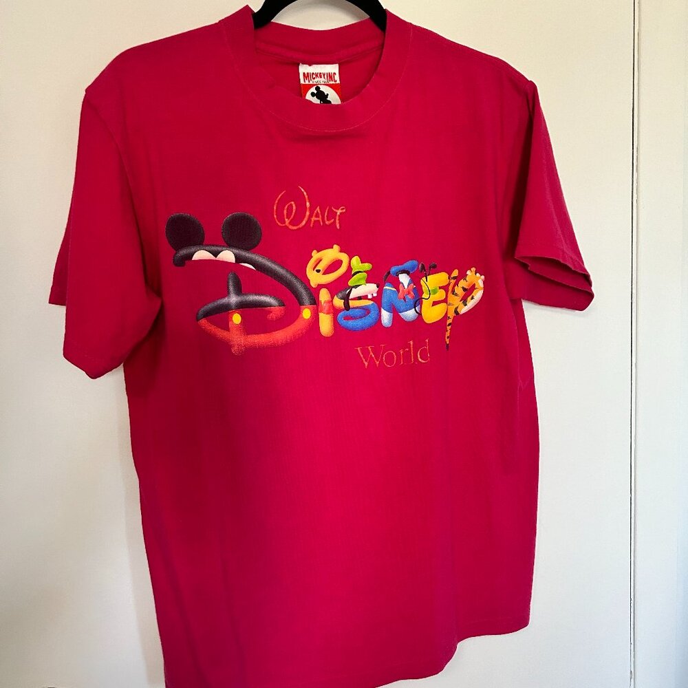 Fuchsia Pink Walt Disney T-Shirt